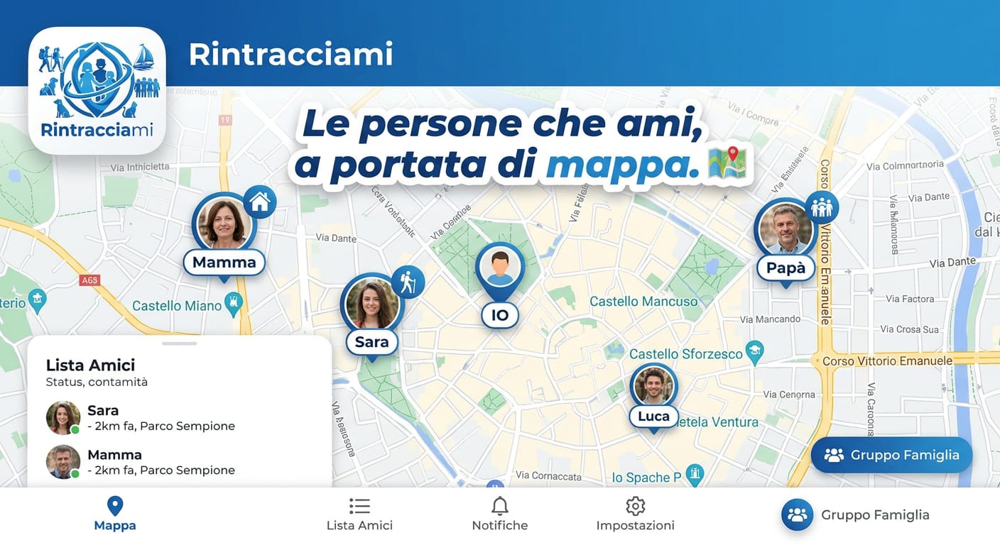 Rintracciami Mappa Mappa Interattiva